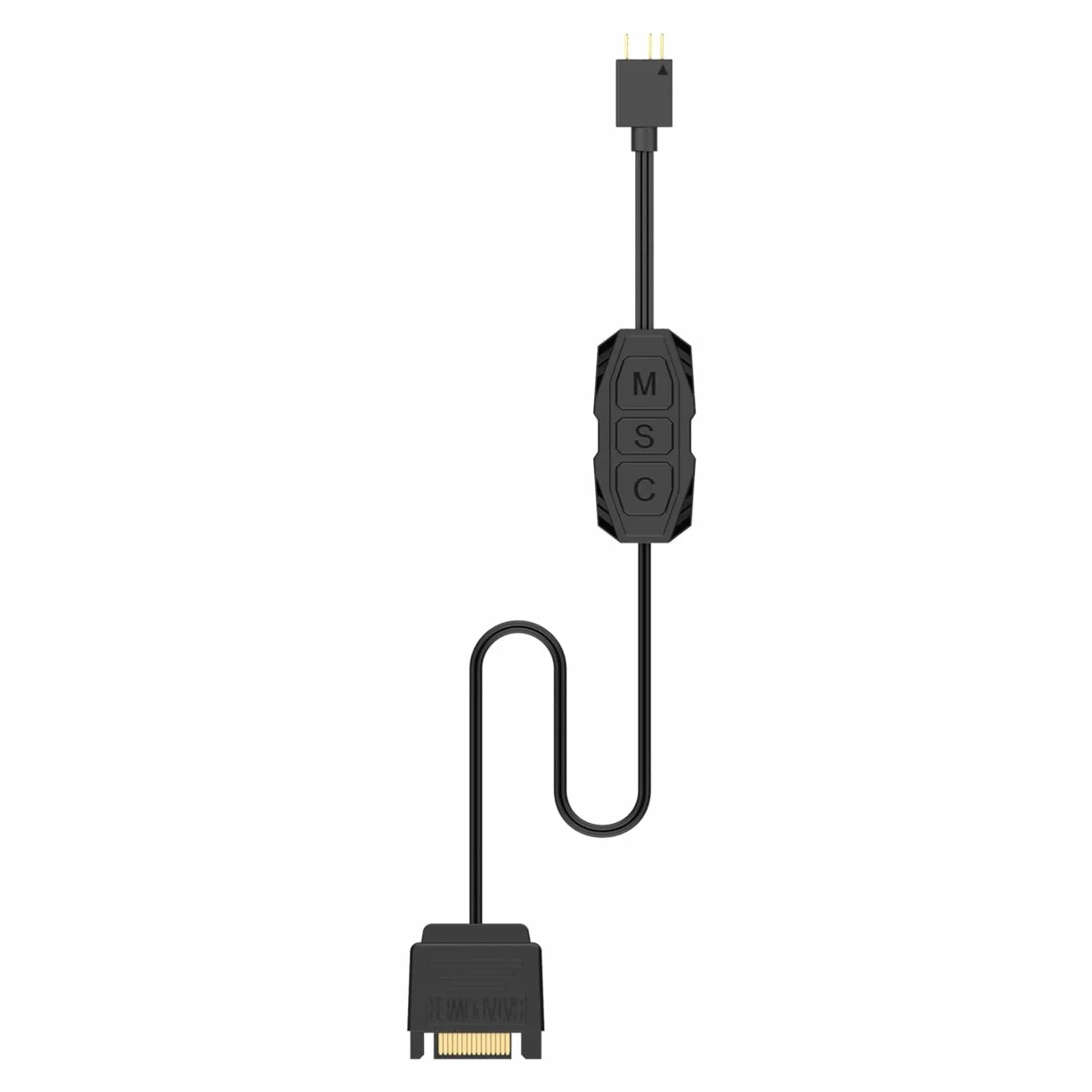 Controller ARGB 5V 3pin per Ventole e Strisce LED - Alimentazione SATA per DIY Fan e Schede di Illuminazione