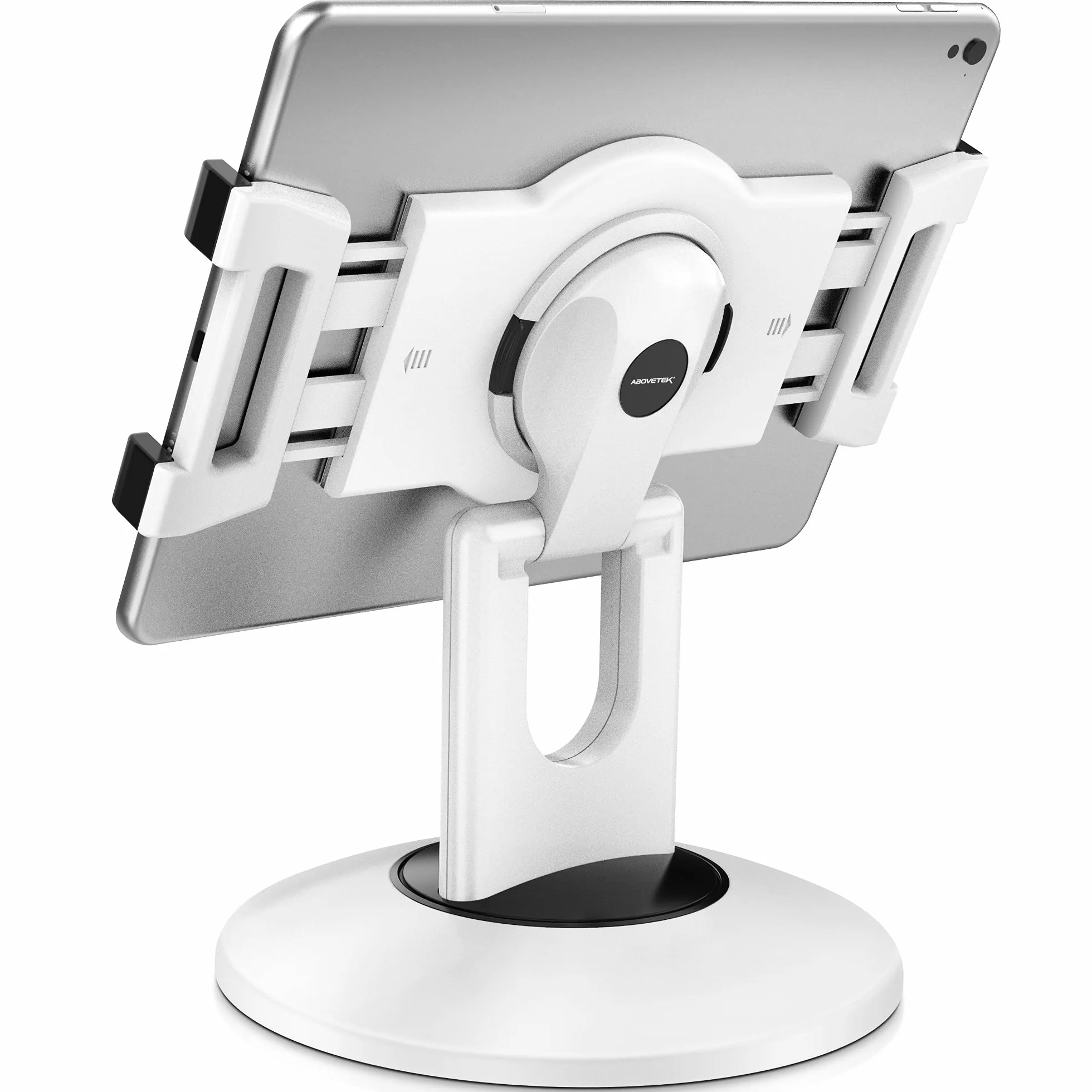 AboveTEK Supporto per iPad e Tablet Rotazione a 360° per Dispositivi 6-13" Bianco