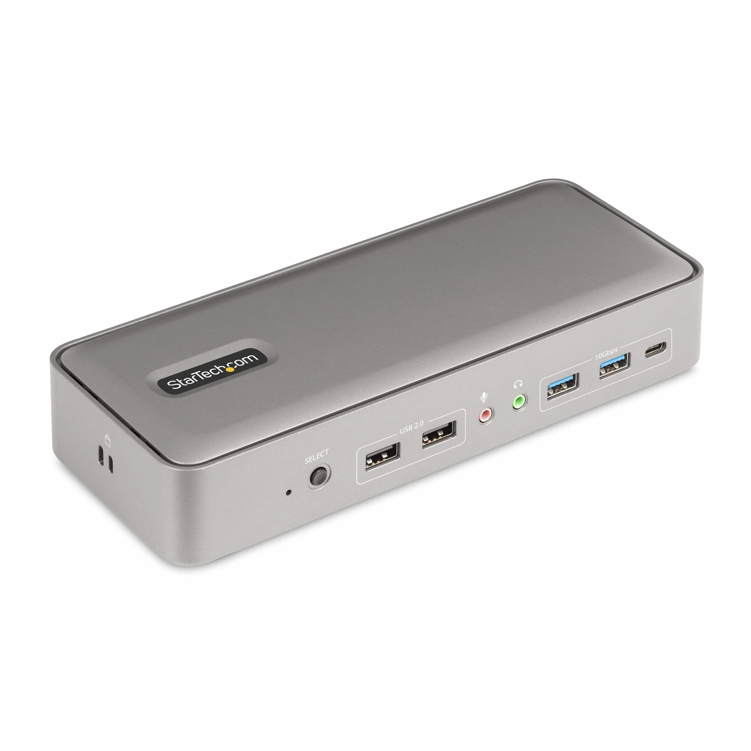 StarTech Dock KVM USB-C per Due Laptop, Doppio 4K 60Hz DisplayPort, 90W | Compatibile Windows e Mac, Commuta tra due computer, Doppio monitor 4K