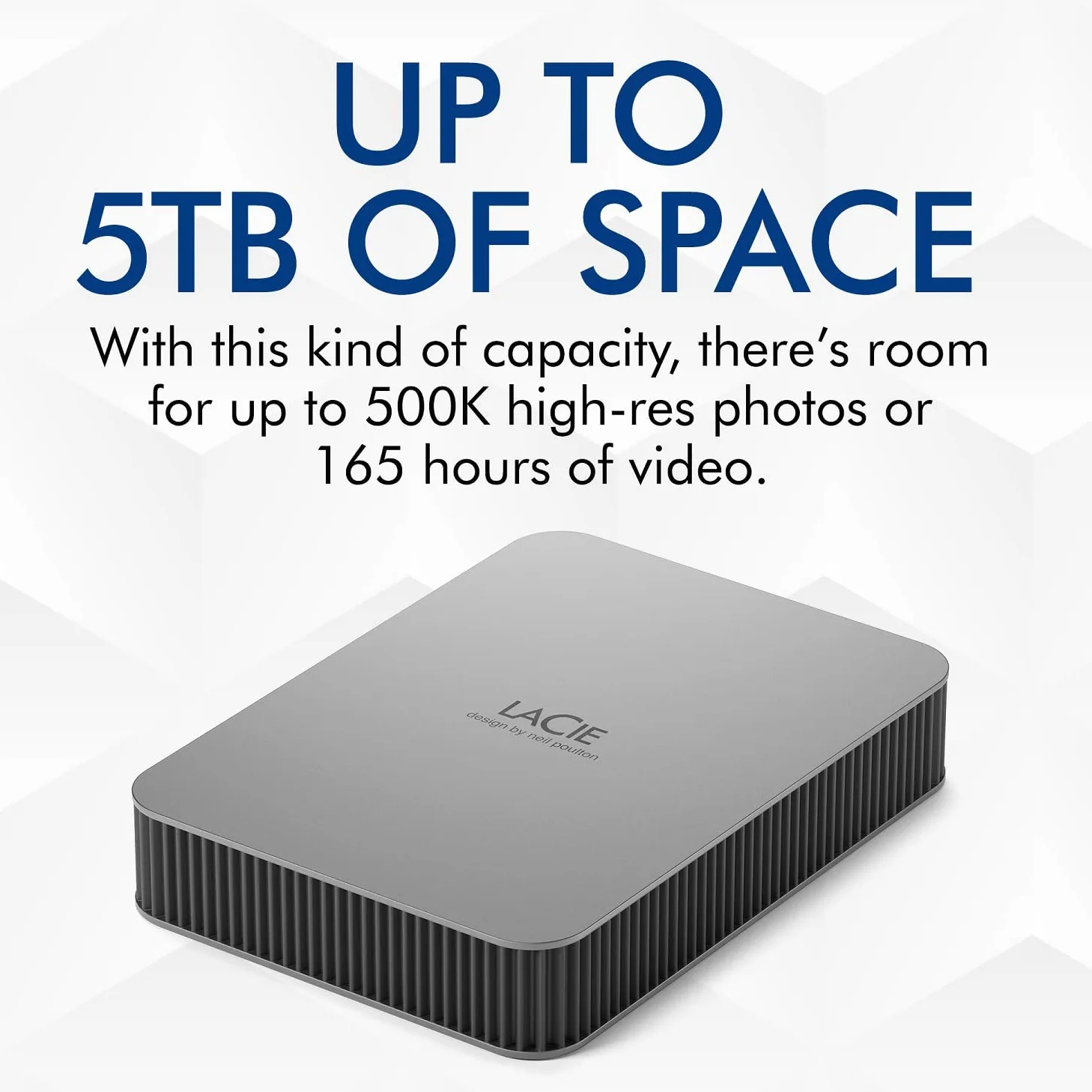 LaCie Mobile Drive 4TB, Hard disk esterno portatile, per PC Mac iPad & iPhone, Data Rescue Service (STLP4000400)