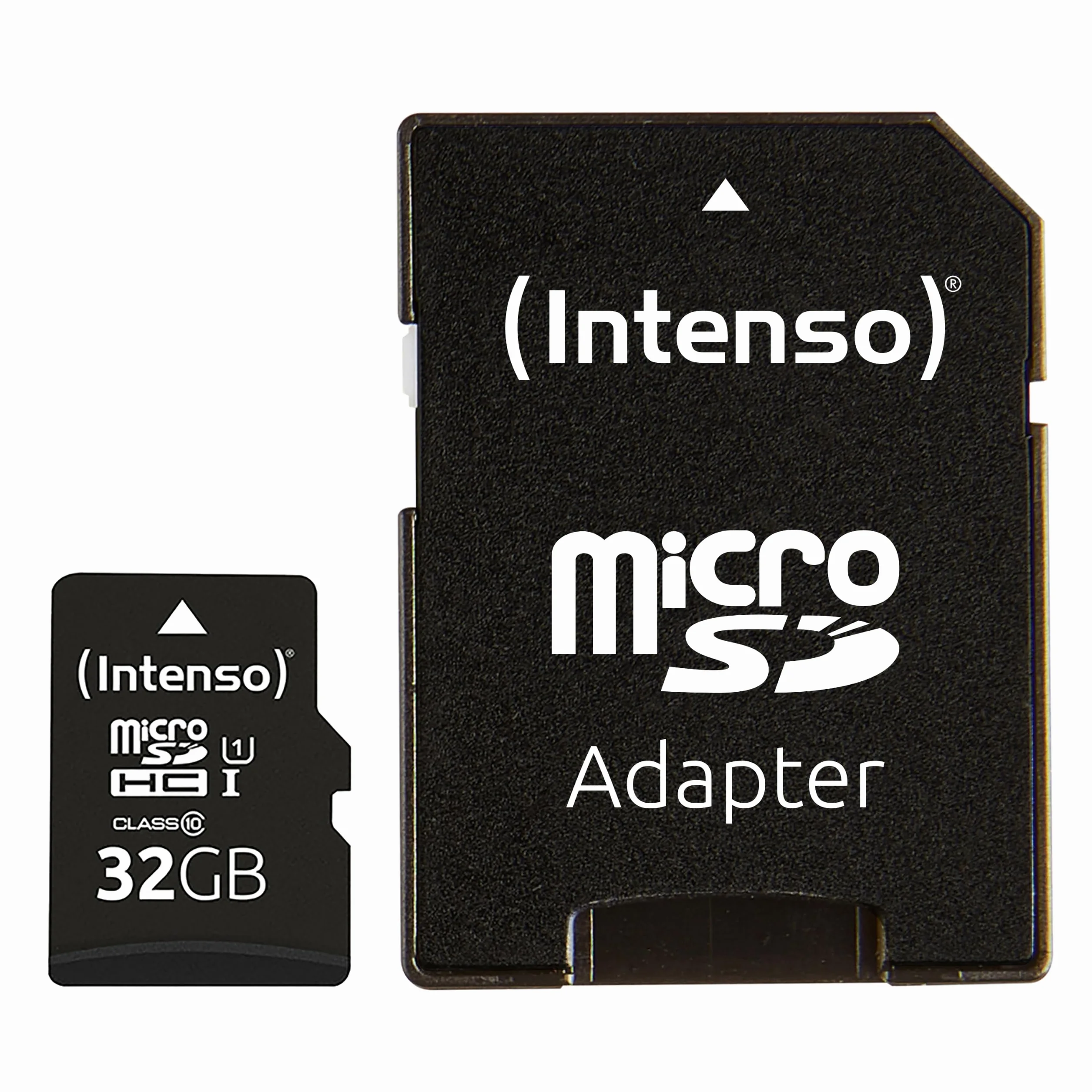 Intenso Premium MicroSDHC 32 GB Class 10 UHS-I Scheda di Memoria con Adattatore SD