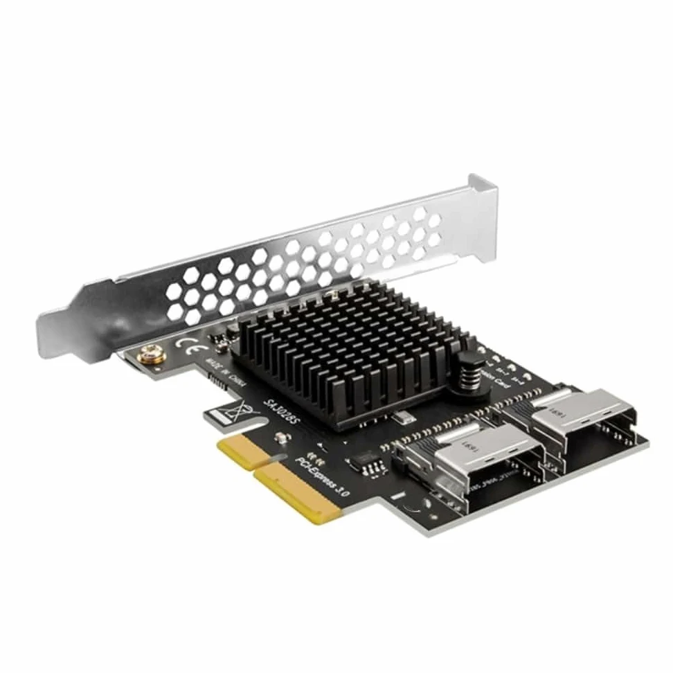 e X4 a 8087 Mini SAS/3.0 Controller a 8 porte E3.0 a 8087-8087 ASM1166 Espansione adattatore chip