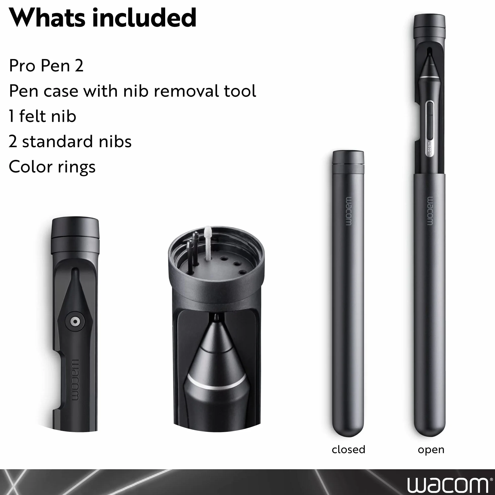 Wacom Pro Pen 2 - Stift - Drahtlos - Schwarz