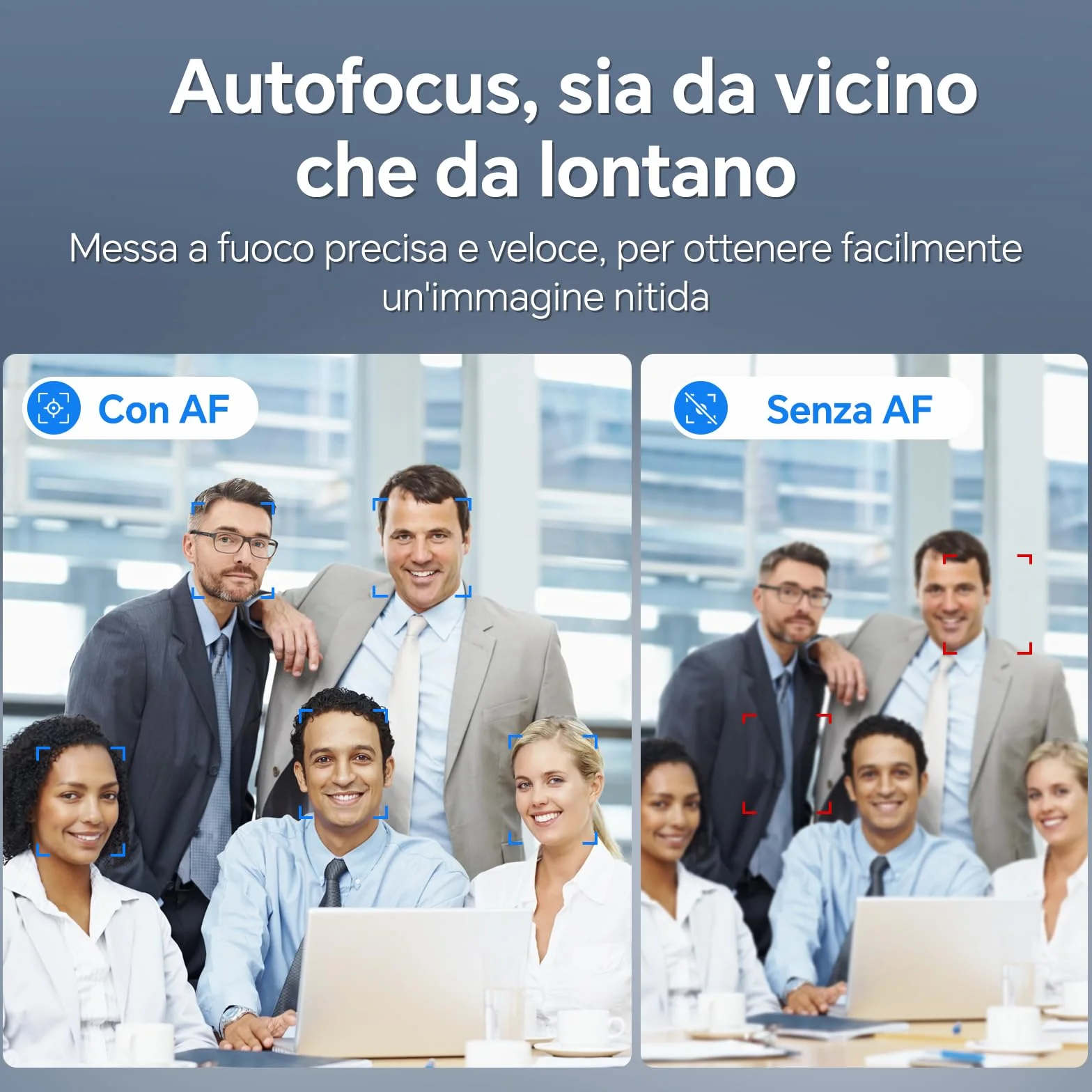 Webcam 4k 30FPS PC Camera con 2 Microfoni con Sensore Sony, Aggiornato Autofocus, Correzione della Luce, USB Full HD Webcam per Mac Laptop Skype Streaming Home Office Gaming