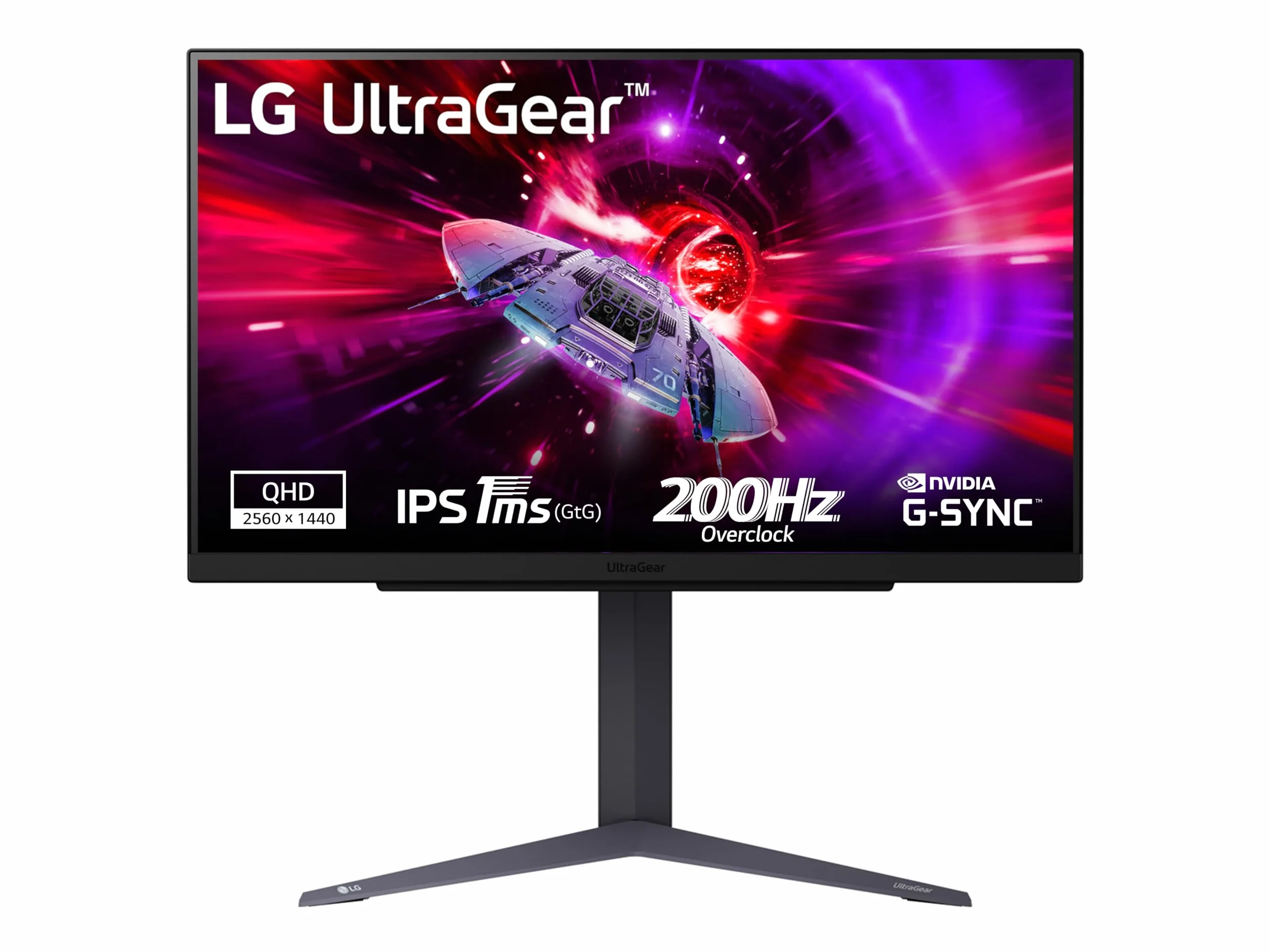 LG UltraGear 27GS75Q Monitor Gaming 27" IPS QHD 2560x1440 200Hz 1ms G-Sync Compatible AMD FreeSync HDR10
