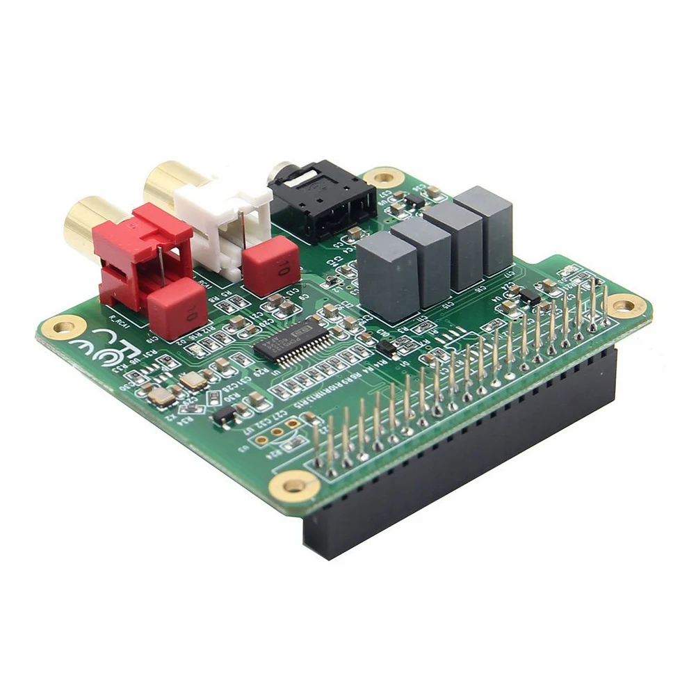 Rpi-Hifi-Dac Pcm5122 Scheda Di Espansione Scheda Audio Hifi Dac Per Raspberry Pi 3 Modello B / 2B / B +