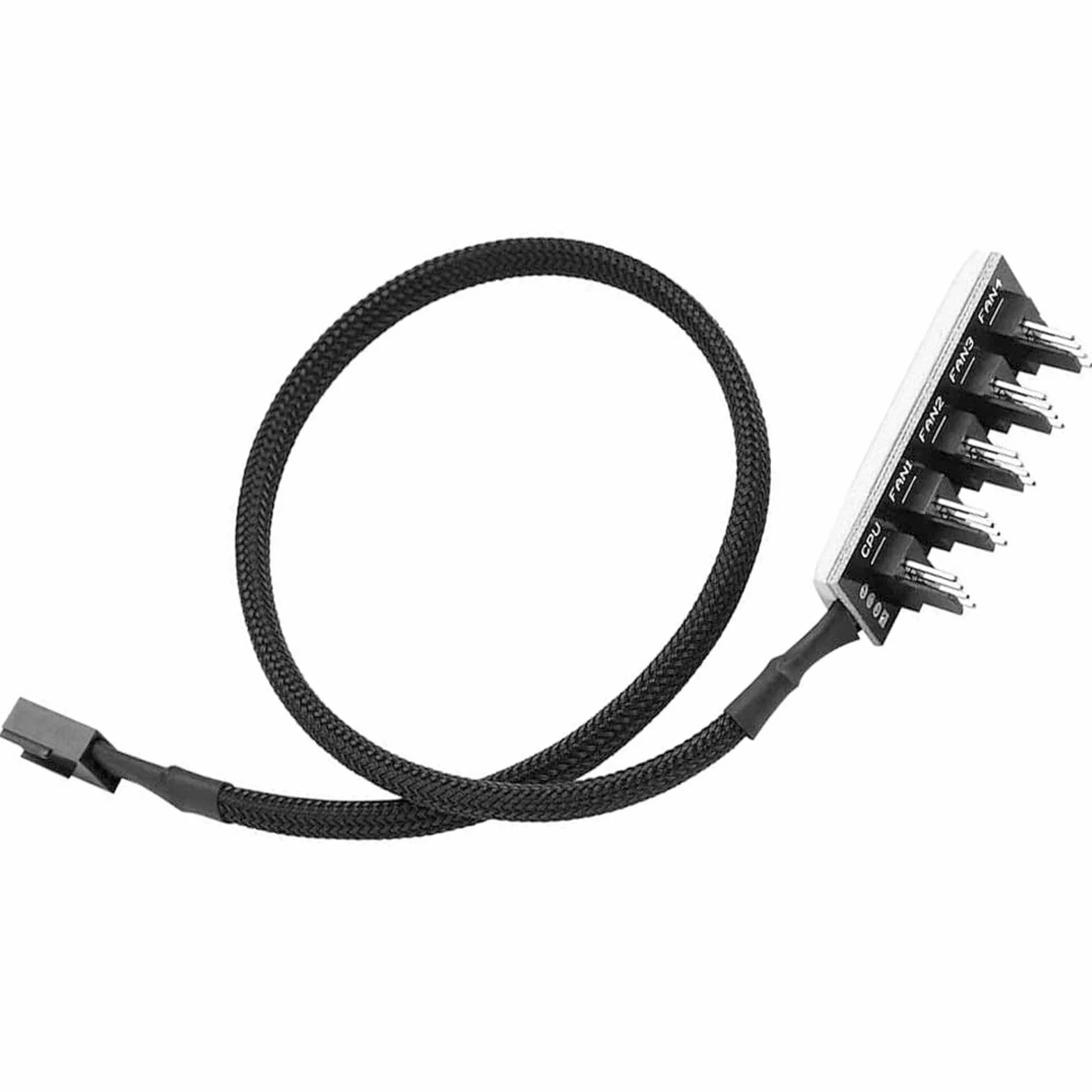 GeekerChip 4 pin PWM Fan Hub,CPU/Case Fan Splitter Cavo-1 Femmina e 5 Porte con 4 Pin,per ventole di Raffreddamento del Computer