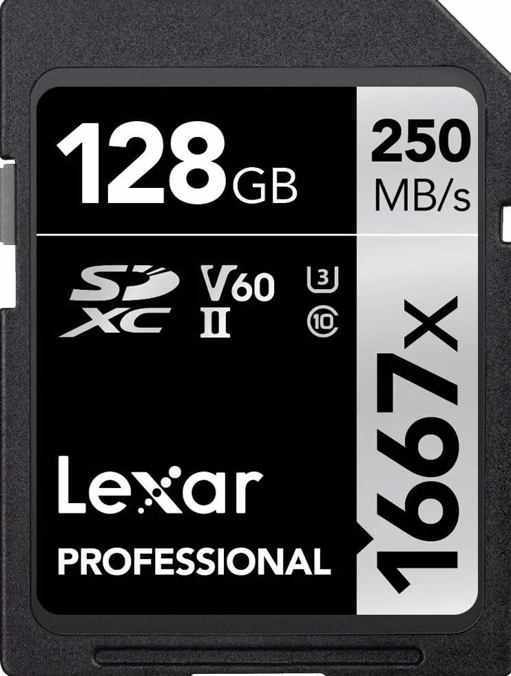 LEXAR SDXC, 128 GB MEMORIA FLASH CLASE 10 UHS-II