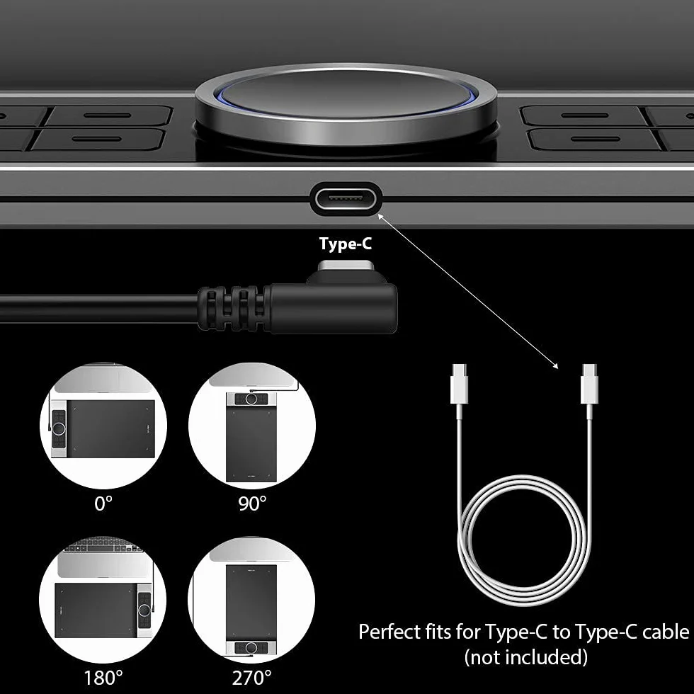 XP-PEN Deco PRO Tavoletta Grafica Professionale da Disegno, Penna Passiva Senza Batterie Stilo Tavolette Grafiche 8 Tasti di Scelta Rapida Compatibile per Windows Mac Android