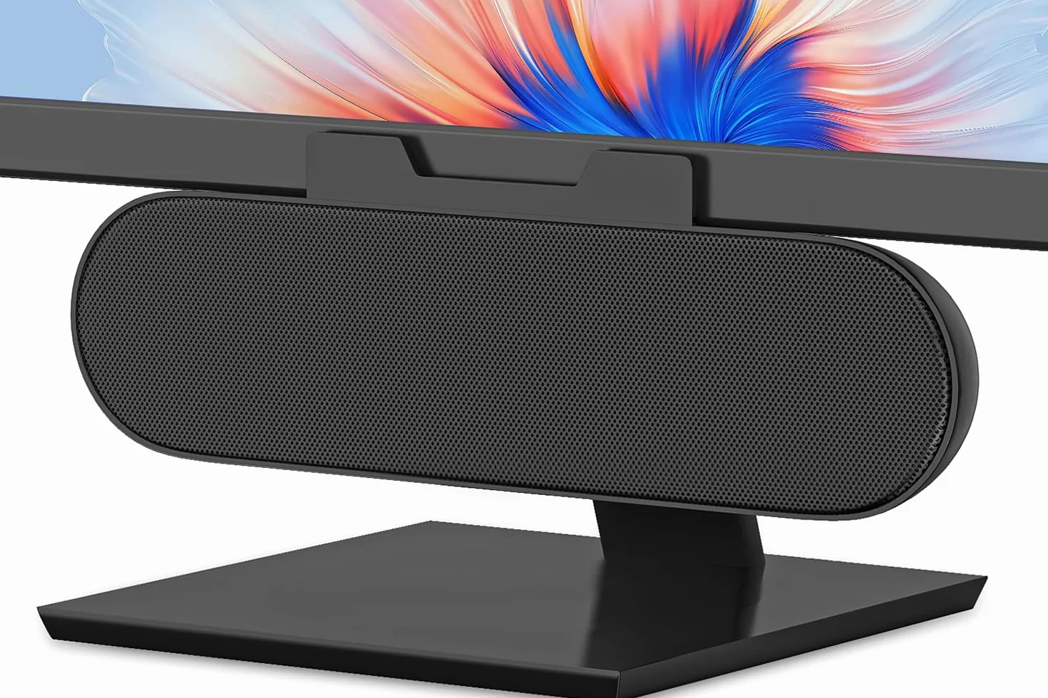 ZETIY Altoparlante per PC, USB Portatile Mini Soundbar, Alimentazione USB, Monitorare Casse PC per Telefono, Notebook, PC, Laptop, Desktop - Plug and Play （Nero）