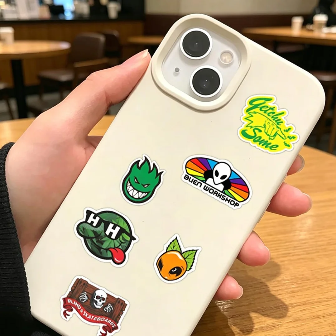 100 Pezzi Stickers,Adesivi Fantastici,Adesivi casco,Stickers Aesthetic, Adesivi in PVC Impermeabili alla Moda, per Computer Portatile, Skateboard, Borracce d'acqua, Casco da Bicicletta