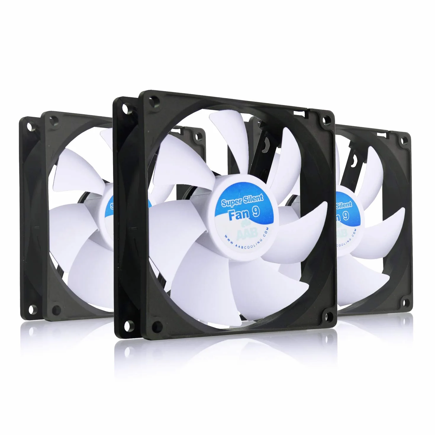 AABCOOLING Super Silent Fan 92mm Ventola per Case PC 12 Volt 13,6 dB 3 Pezzi