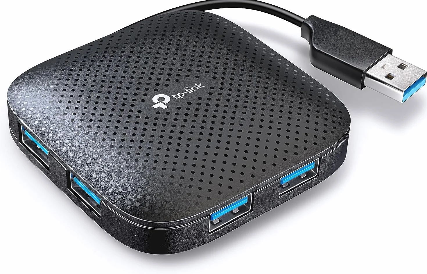 TP-Link UH400 Hub USB 3.0-4 in 1, 4 Porte, Sdoppiatore, Multipresa Portatile, 4 Indicatori LED, Design con Cavo Pieghevole, Ultra Compatto, Adattatore per Windows, Mac OS X, Linux