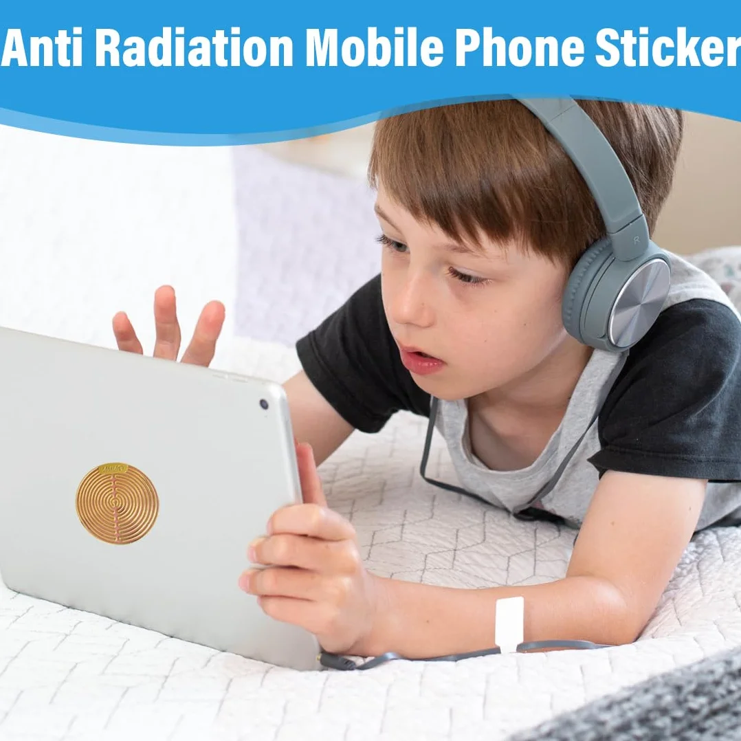 Adesivo Protezione EMF Blocco Radiazioni 2 Pezzi per Telefono Laptop Tablet