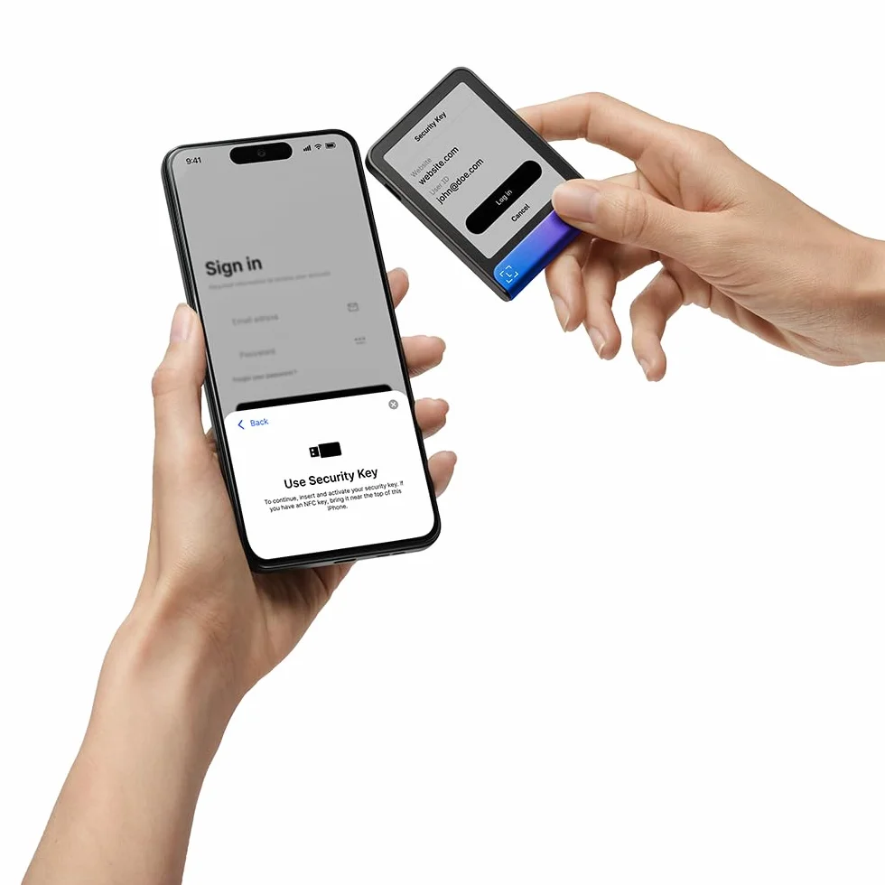 Ledger Flex - signer con touchscreen per criptovalute - gestisci in sicurezza i tuoi asset e la tua identità digitali con l'app Ledger Wallet (Blu nettuno)