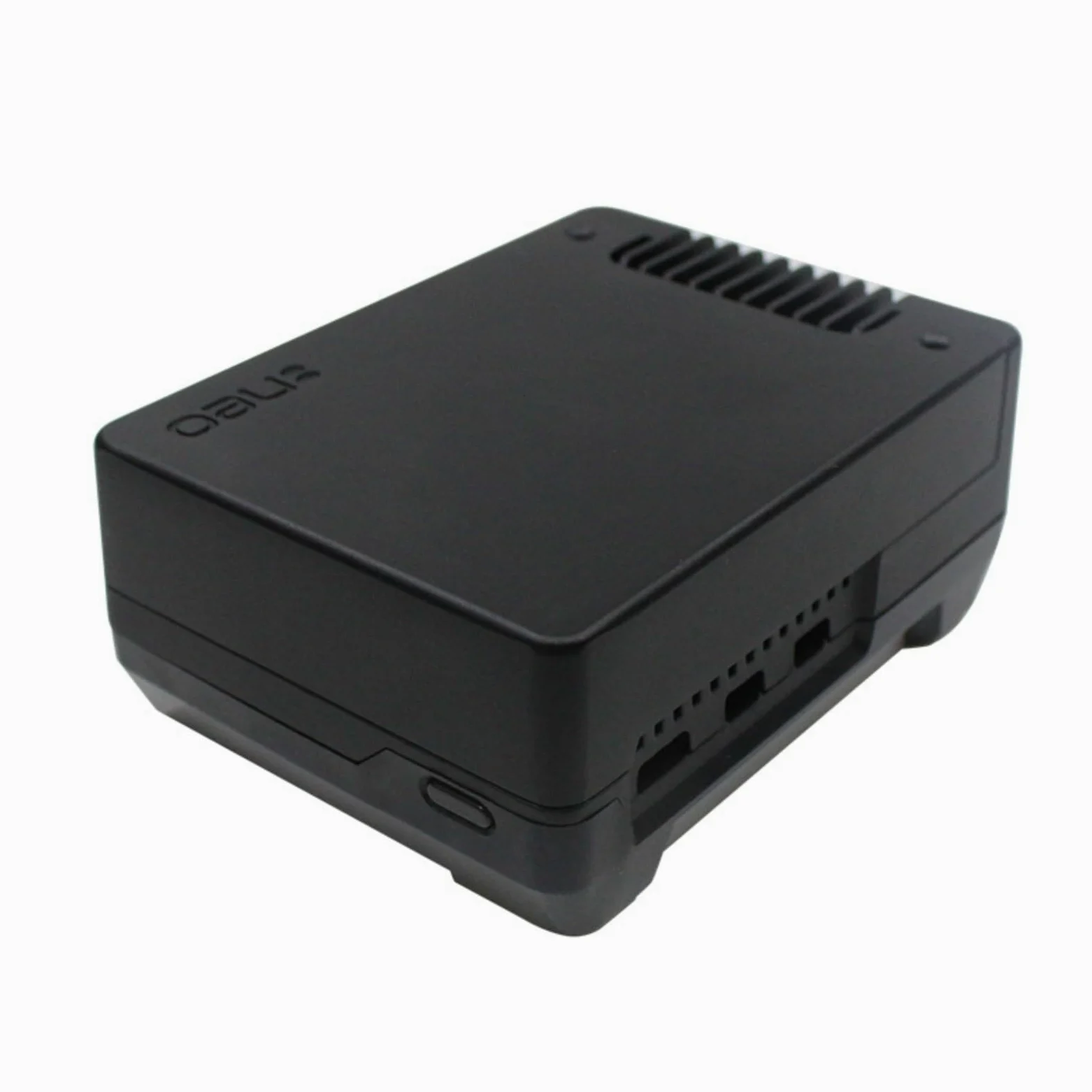 Argon NEO 5 M2 NVMe Custodia in lega di alluminio per Raspberry Pi 5 con dissipatore di calore integrato e supporto PCIE, nero, ideale per espansione avanzata di archiviazione (A)
