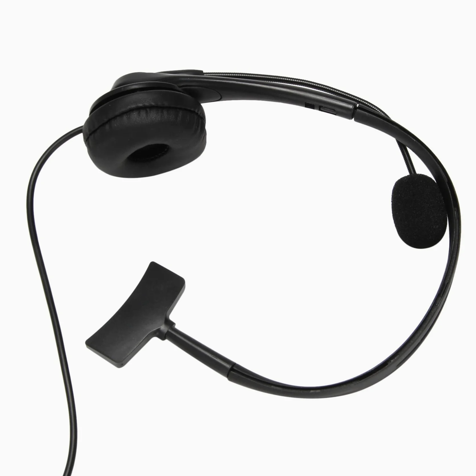 10X Cuffia USB per Call Center con Microfono A Cancellazione di Rumore Cuffia Monoaurale per PC Home Office Servizio Telefonico Collega E USA