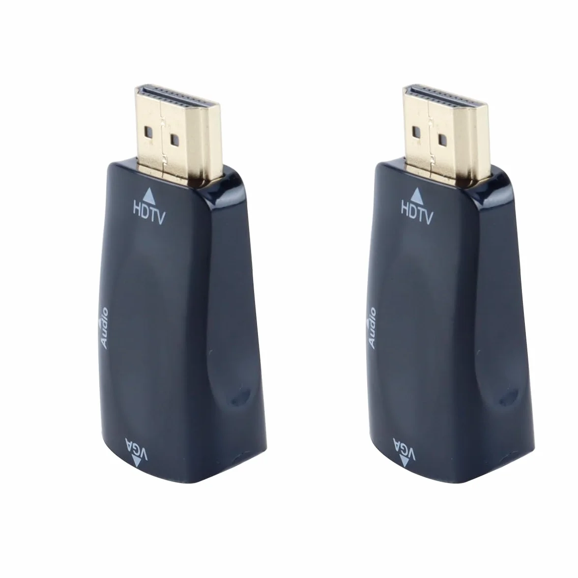 Adattatore Da HDMI a Jack 3,5, Convertitore Da HDMI Femmina a VGA Femmina HD 1080P Con Cavo Jack Audio Da 3,5 Mm