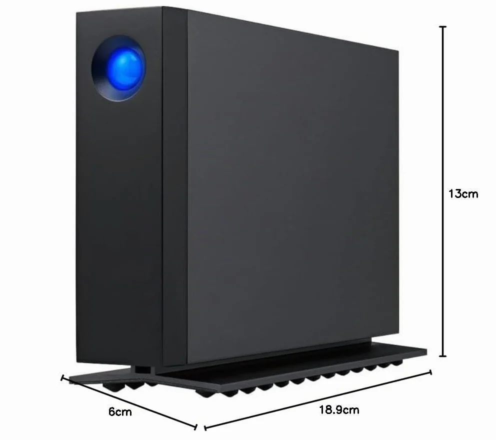 LaCie d2 Professional 10TB, Hard disk esterno, per PC Mac & iPad, Data Rescue Service (STHA10000800)