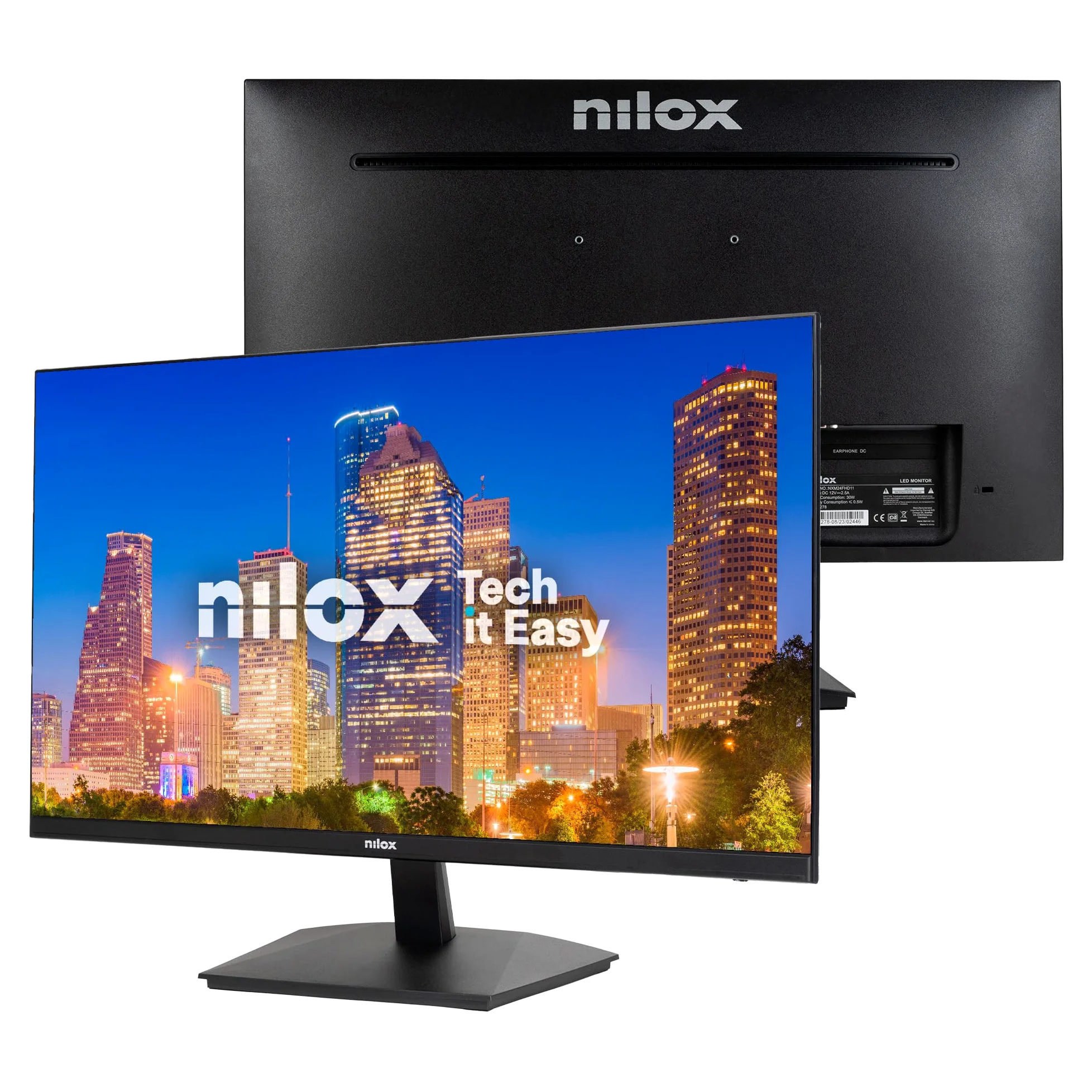 Nilox Nxm24fhd111 24´´ Fhd Va Led 100hz Monitor One Size