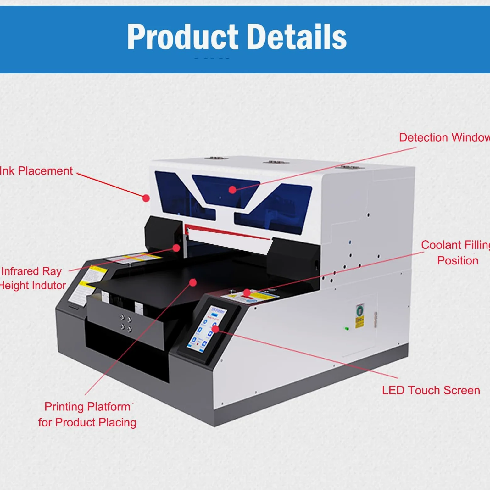 Stampante A3 UV DTG Printer stampante Inkjet Multifunzione Automatico Stampante Con Ink 2880x1440dpi per Vestiti T-shirt Bottiglie Bag PVC Legno Custodia del telefono Leather Plastica Carte etc.
