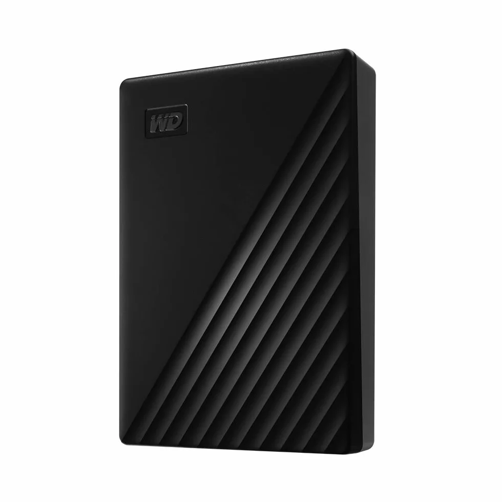 WD 4TB My Passport Hard Disk Esterno Portatile, USB 3.2 Gen 1/USB 3.0, Protezion con password, Software per la gestion e il backup, Formatto per Windows, ChromeOS and MacOS, Nero
