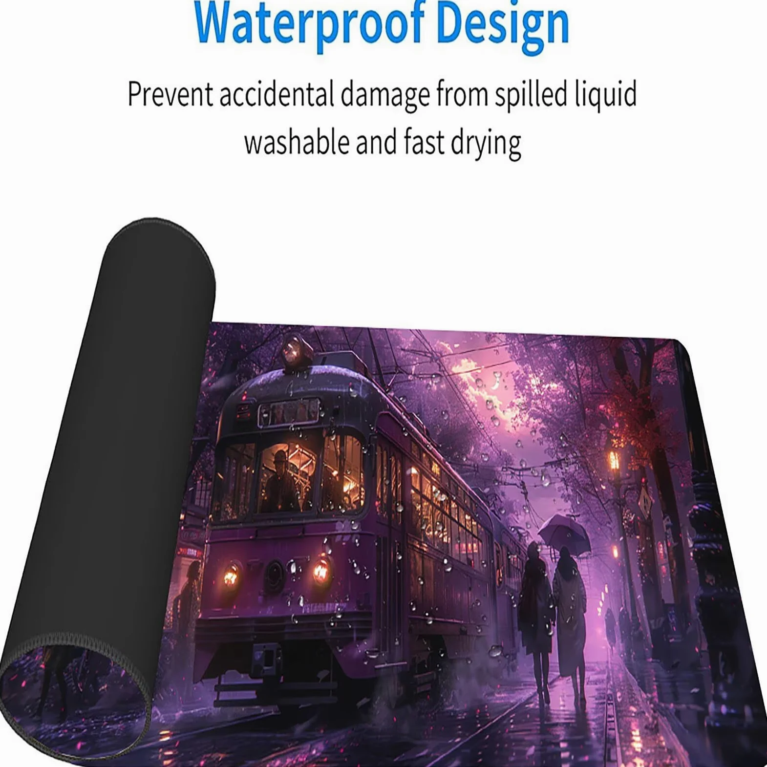 Tappetino Mouse XXL 1500 x 800 mm, Tappetino Mouse Strada, Gaming Mousepad Migliorare la Velocità e la Precisione, Mouse Pad con Base in Gomma Antiscivolo, Ufficio Accessori Gaming, Rosa B-4082