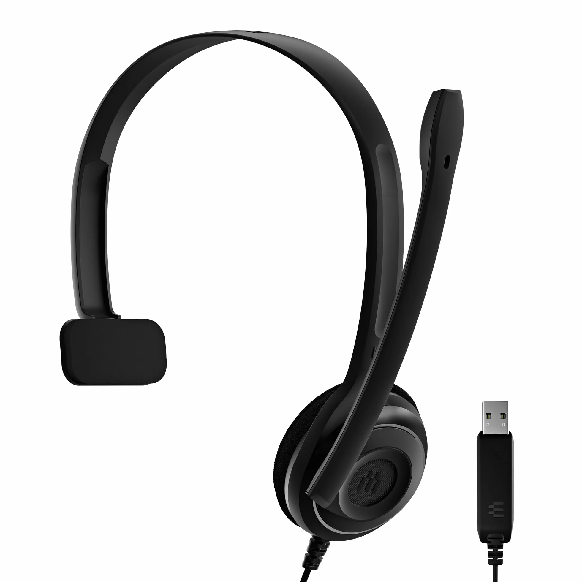 Sennheiser PC7 Cuffia monoaurale microfonica PC USB, nero