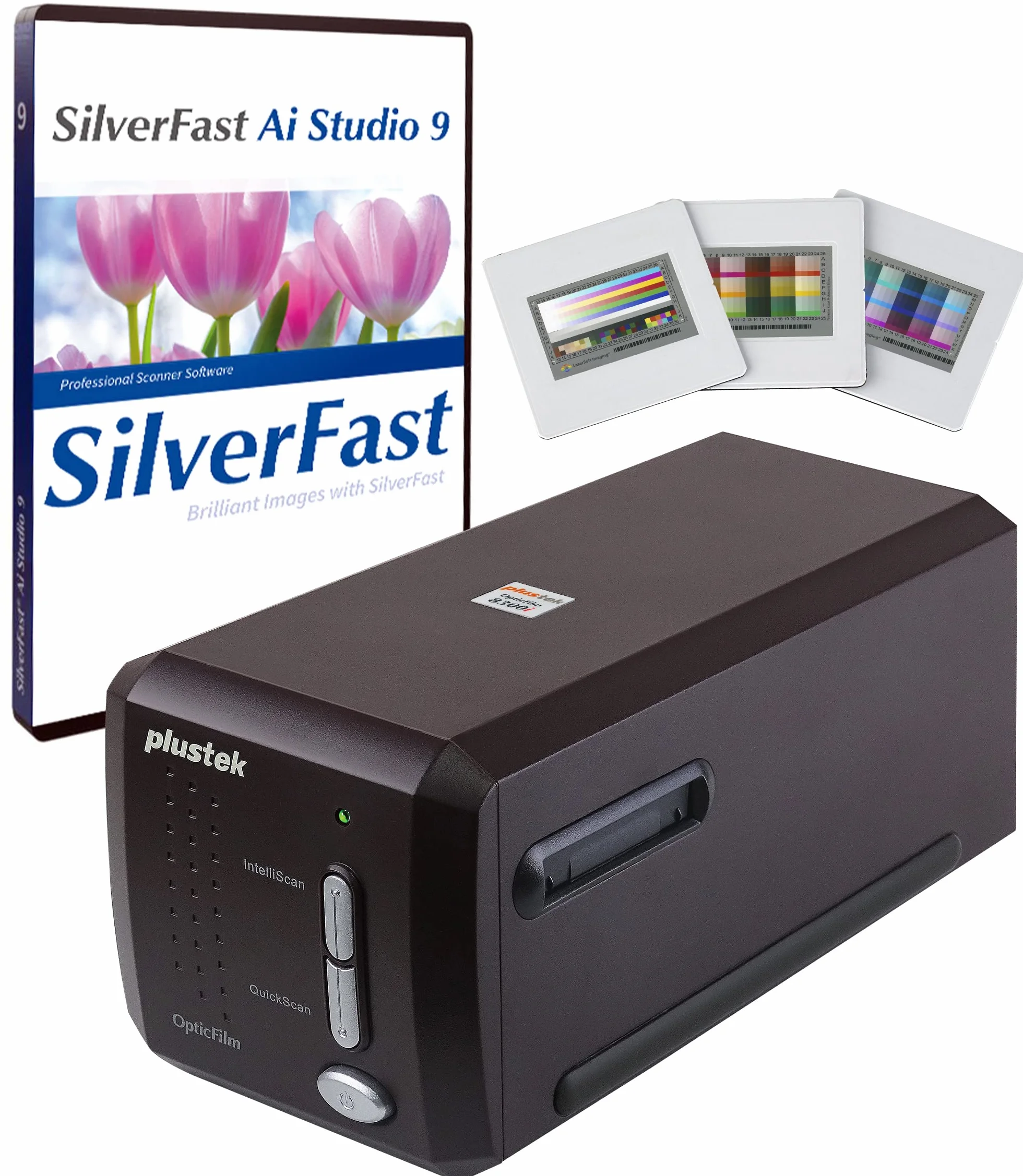Plustek OpticFilm 8300i Ai skaner filmów i slajdów 35mm z SilverFast Ai Studio 9