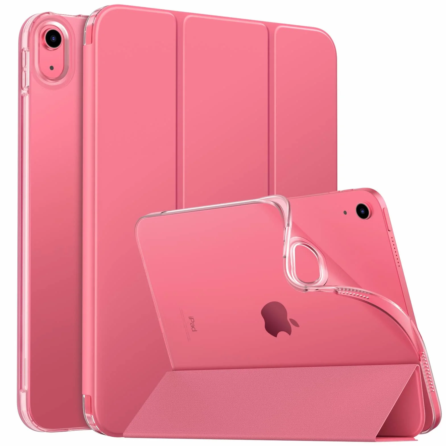 MoKo Custodia Protettiva per iPad 11a Gen 2025 10a Gen 10,9" 2022, Cover TPU Pelle PU, Chiusura Magnetica, Sostegno