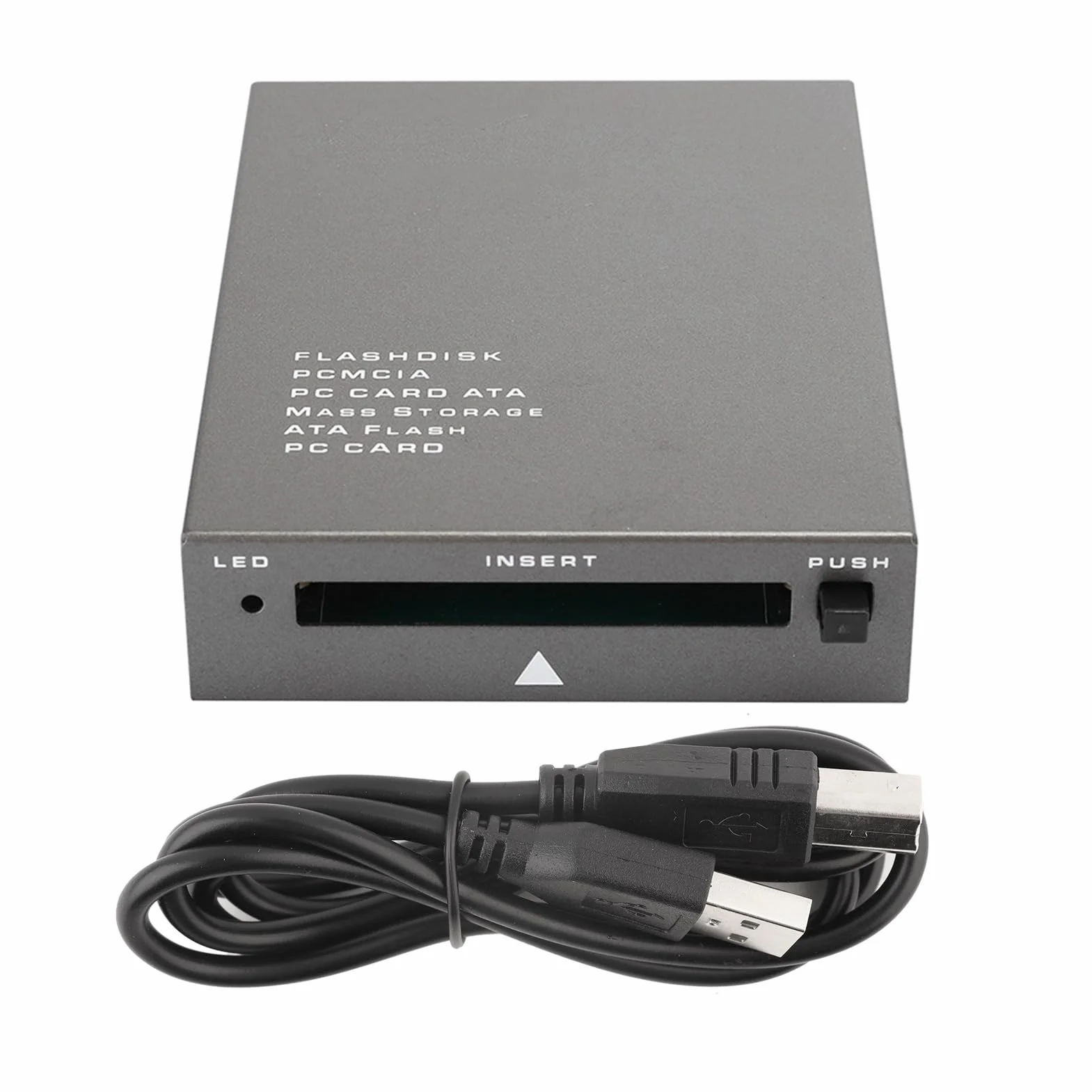 Dioche Lettore di Schede RUSB2.0 "pcmcia" - Adattatore per Schede di Memoria Plug and Play Ad Alta velocità per PC - Supporta capacità da 20 MB a 20 GB