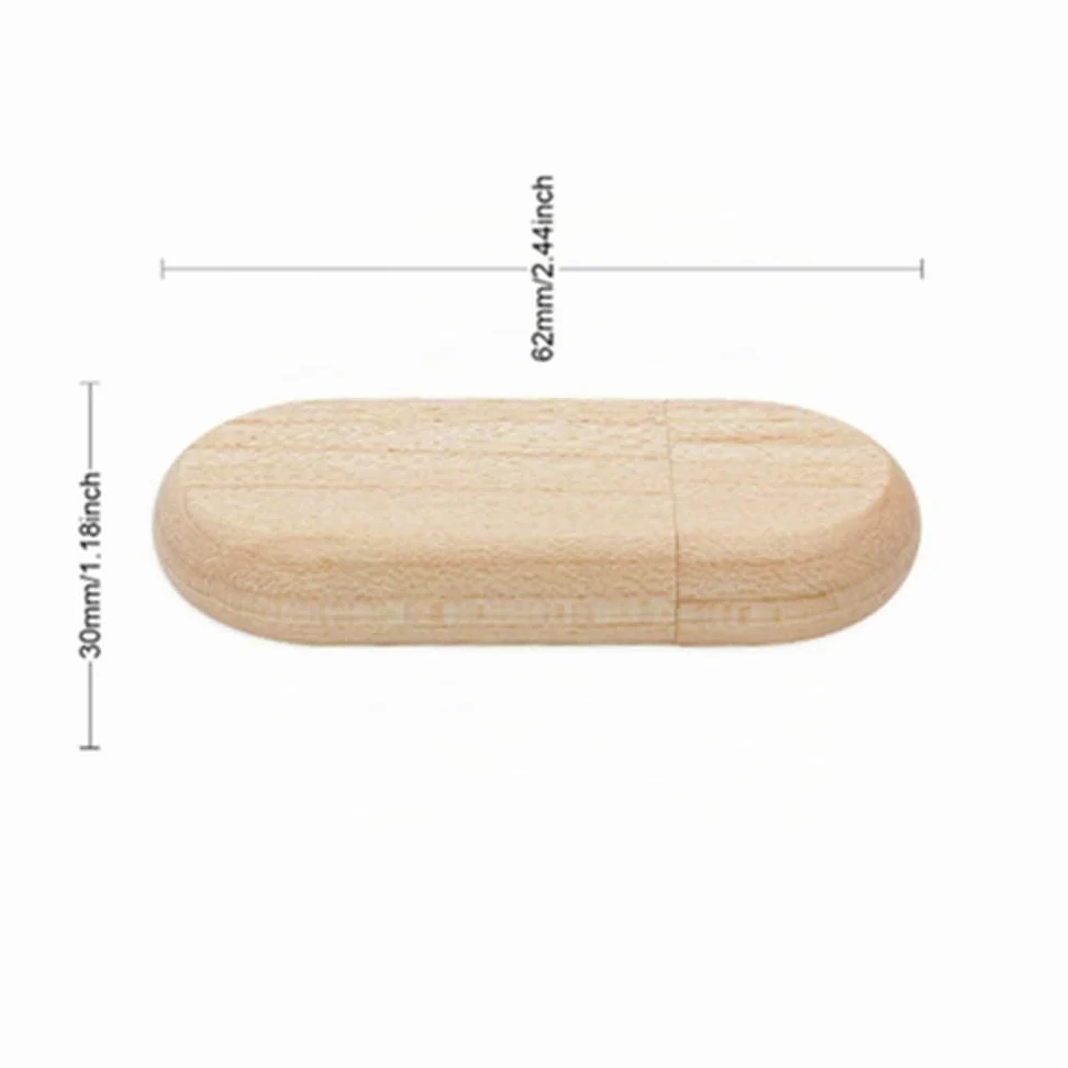 10 PZ Chiavetta USB in Legno Chiavetta USB Memoria (USB2.0 8GB)