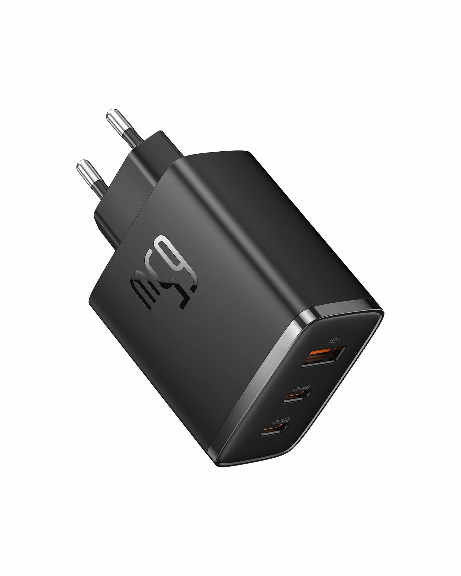 Baseus Caricatore USB C 65 W GaN 3 Porte PD PPS per MacBook iPhone iPad Galaxy