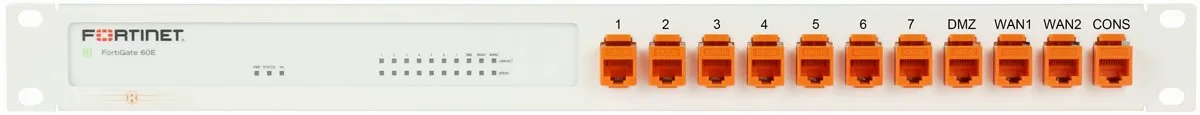 Rackmount.IT RM-FR-T10 - Kit di montaggio a rack per FortiGate 60E/60E-POE/60E-DSL/61E/60F/61F/FortiADC 60F