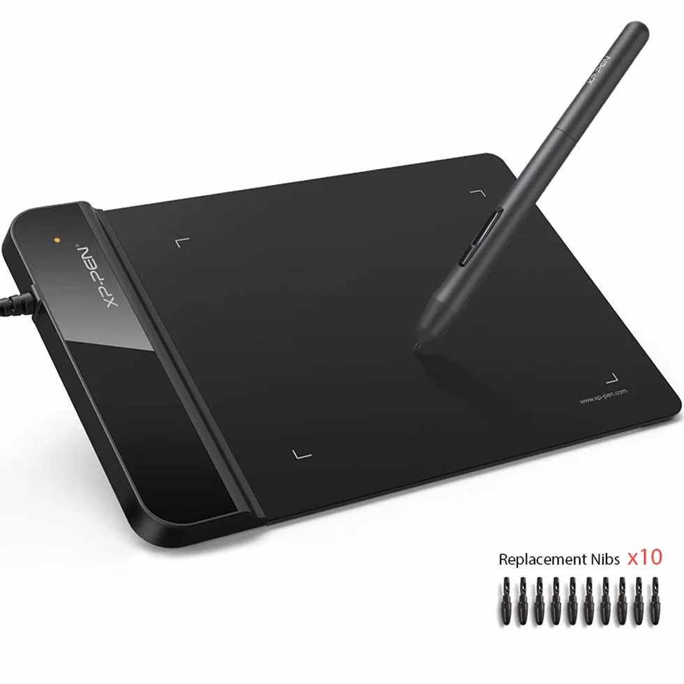 XP-PEN G430S Tablet Grafico Pennino Passivo 8192 Livelli Dimensioni 4x3 Pollici per Giocare OSU Disegnare Firma