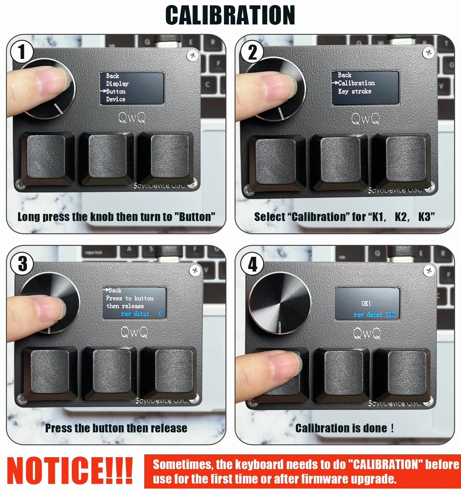 BTXETUEL con tastiera SayoDevice O3C OSU con rilascio rapido, interruttore Hall, interruttori lineari magnetici, pulsante e schermo, copia-incolla, scorciatoia, macro hotswap-mini