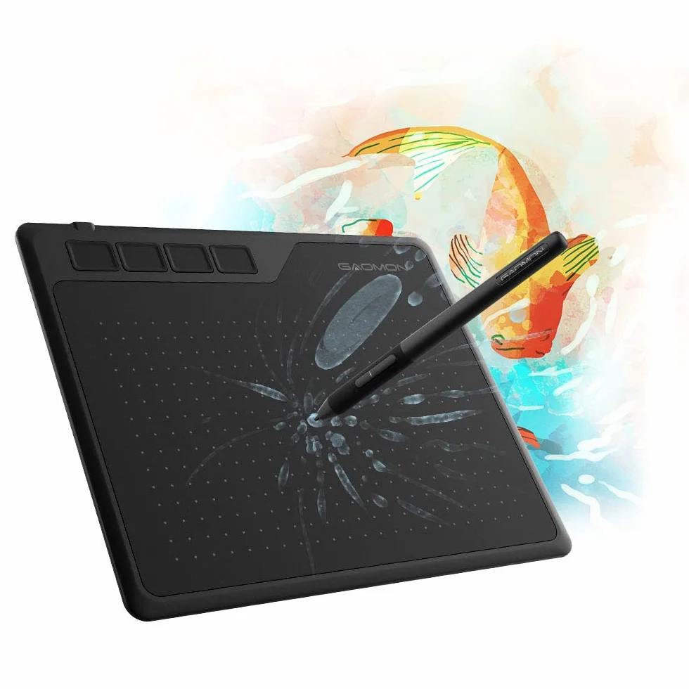 GAOMON S620 6,5 x 4 Pollici Tavoletta Grafica con Penna Senza Batteria per Disegnare