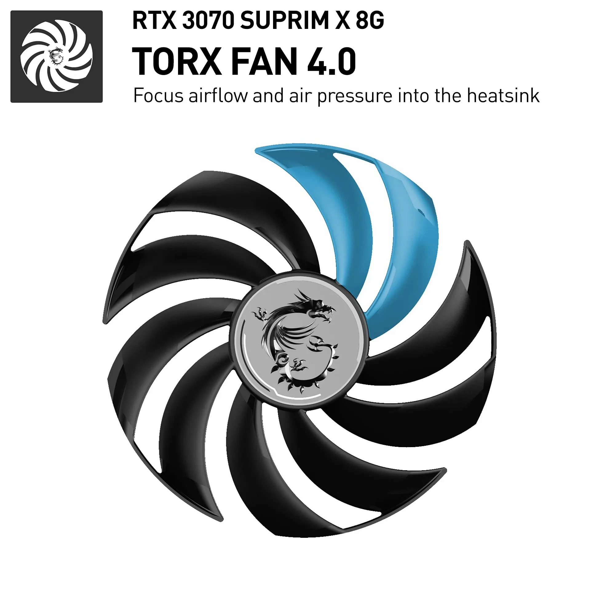 MSI GeForce RTX 3070 Suprim X 8GB GDDR6X Gaming Scheda grafica 3xDP/HDMI