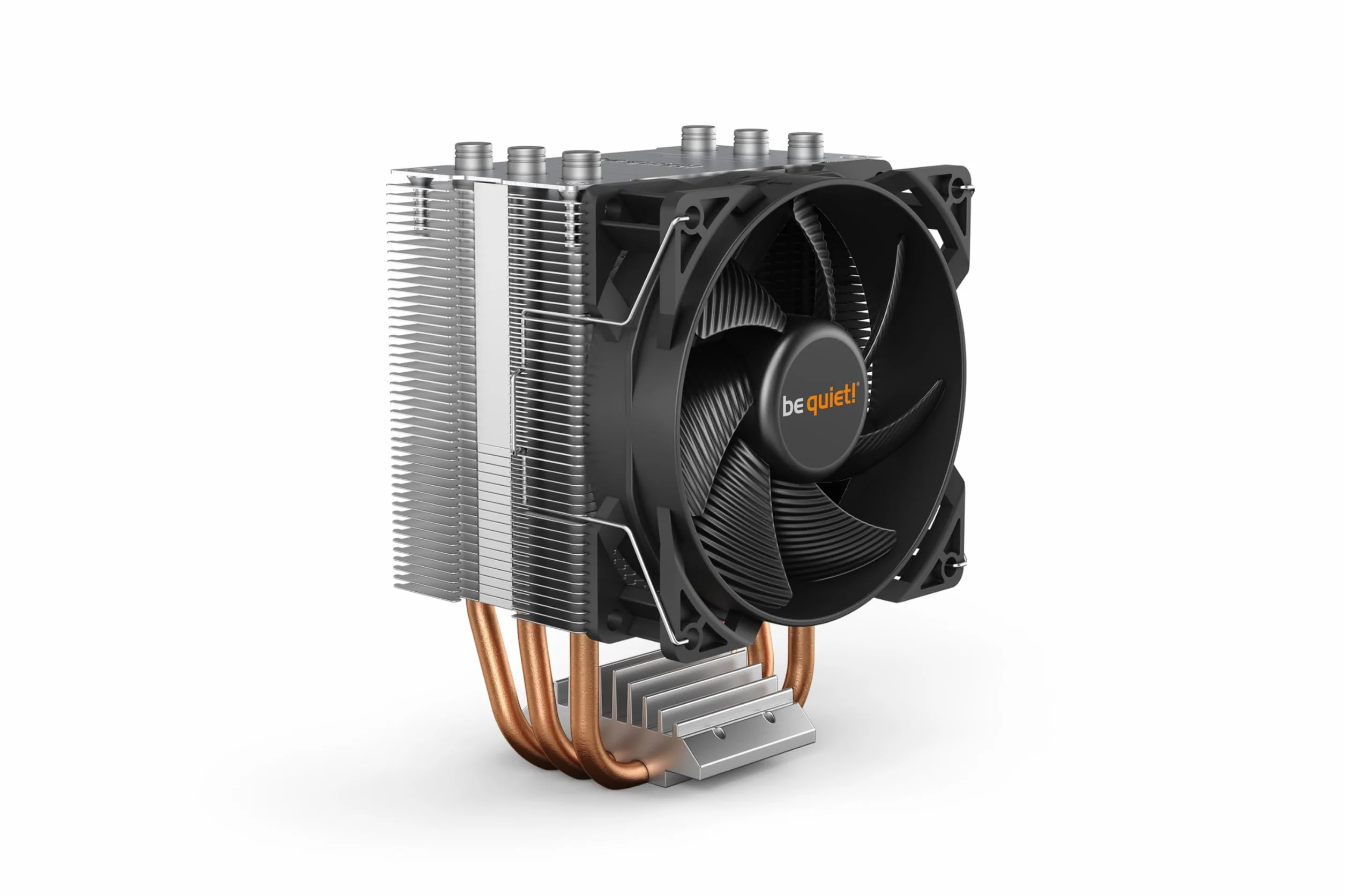 be quiet! Pure Rock Slim 2 CPU Cooler Raffreddatore, 130W TDP, Pure Wings 2 92mm PWM, 3 Heatpipes, design asimmetrico, torre singola, dissipatore sottile