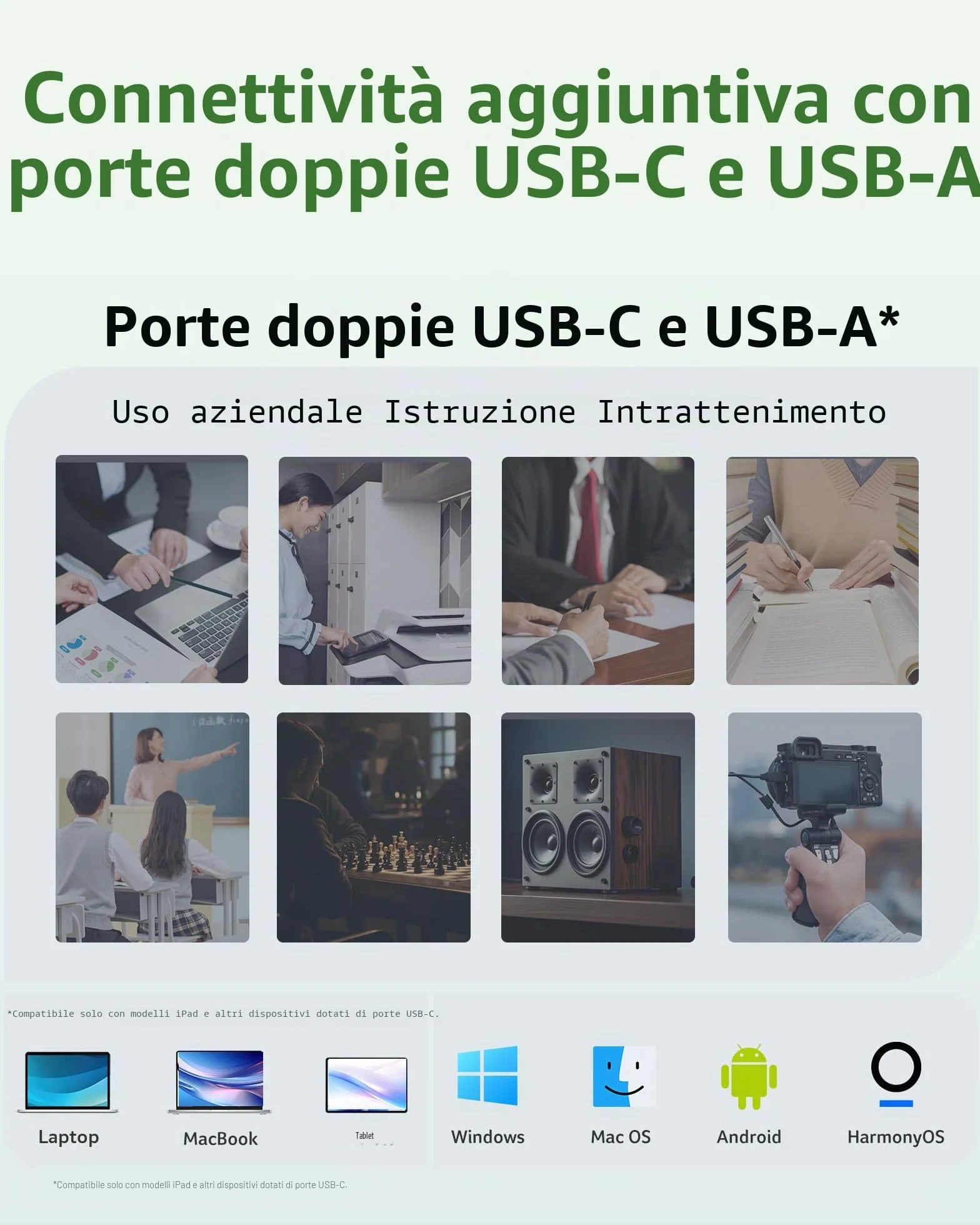 Acer Chiavetta USB UT300 256GB USB 3.2 Gen1 Fino a 150MB/s con Doppia Porta Tipo-A & Tipo-C Chiavetta USB per PC/Laptop/MacBook/Smartphone