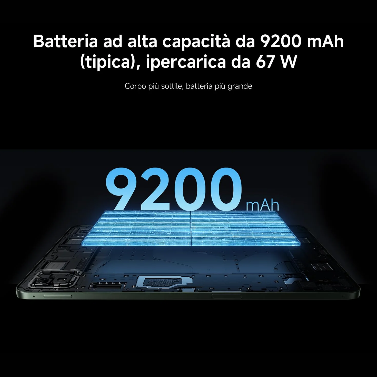 XIAOMI Pad 8 Pro, Tablet 11,2'', 12+512 GB, Snapdragon® 8 Elite, Batteria 9200 mAh, Display cristallino 144 Hz, HyperAI, Grigio, Garanzia 2 anni del produttore+1 anno extra, Caricatore non incluso