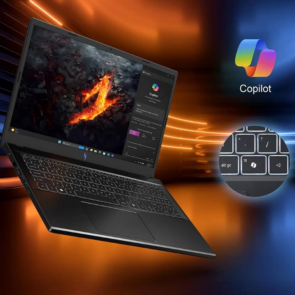 Acer Nitro V Gaming Laptop | Processore esagonale AMD Ryzen 5 7535HS | GPU NVIDIA GeForce RTX 4050 | Display FHD IPS 144Hz da 15,6 pollici | DDR5 da 8 GB | SSD da 512 GB | WiFi 6