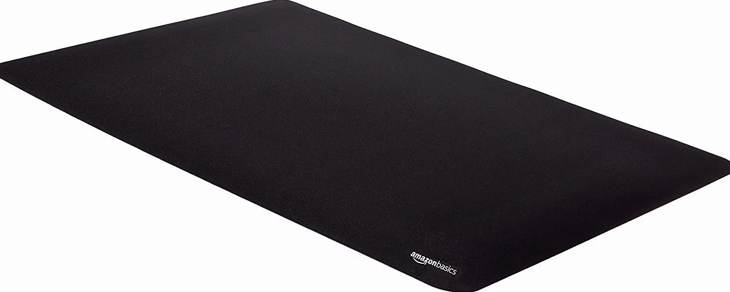 Amazon Basics Tappetino per Mouse da Gaming Rettangolare 424L x 907L mm Nero