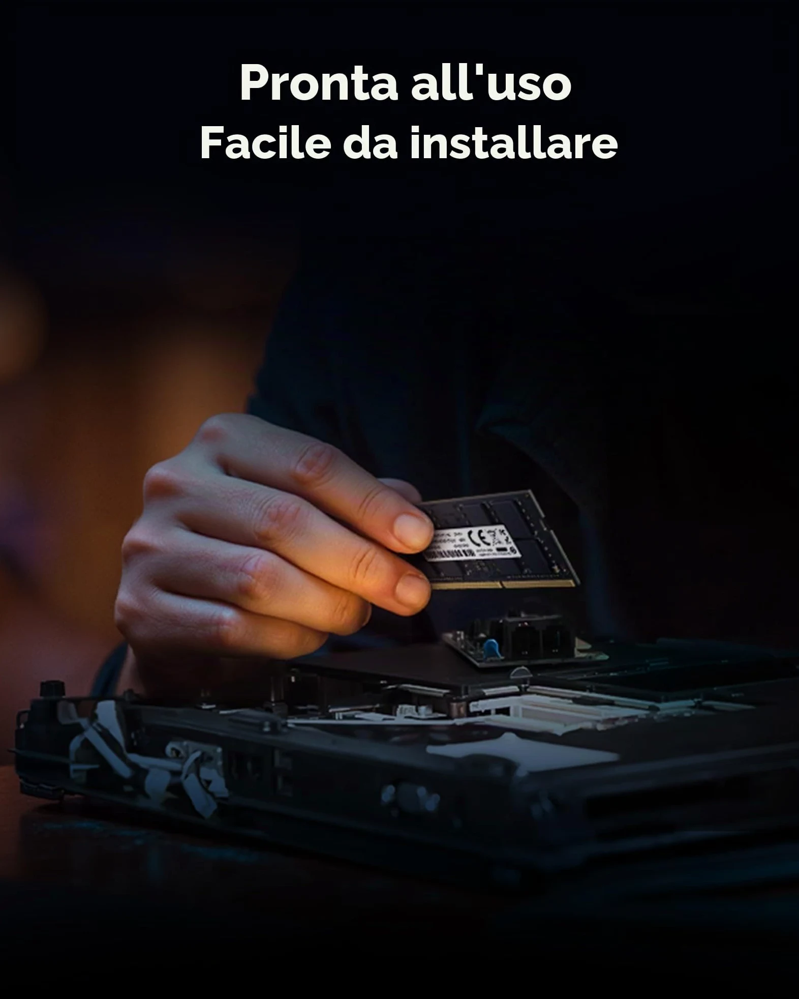 Lexar SODIMM RAM DDR4 8GB 3200 MHz, DRAM Memoria RAM SODIMM 260-Pin, modulo di memoria SO-DIMM ad alte Prestazioni, memoria per laptop/computer portatili/notebook, CL22-22-22-52, 1.2V