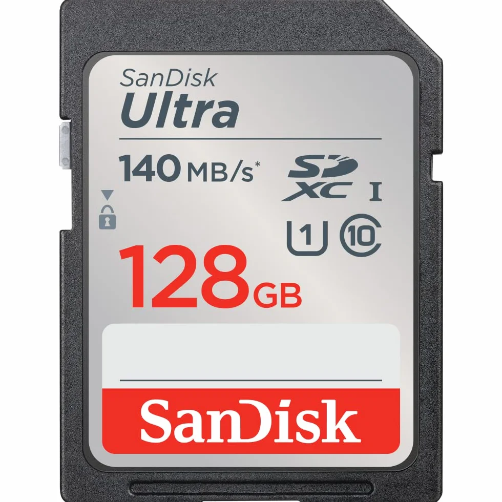 SanDisk 128 GB Ultra SDXC Scheda di Memoria A1 UHS-I Classe 10 U1