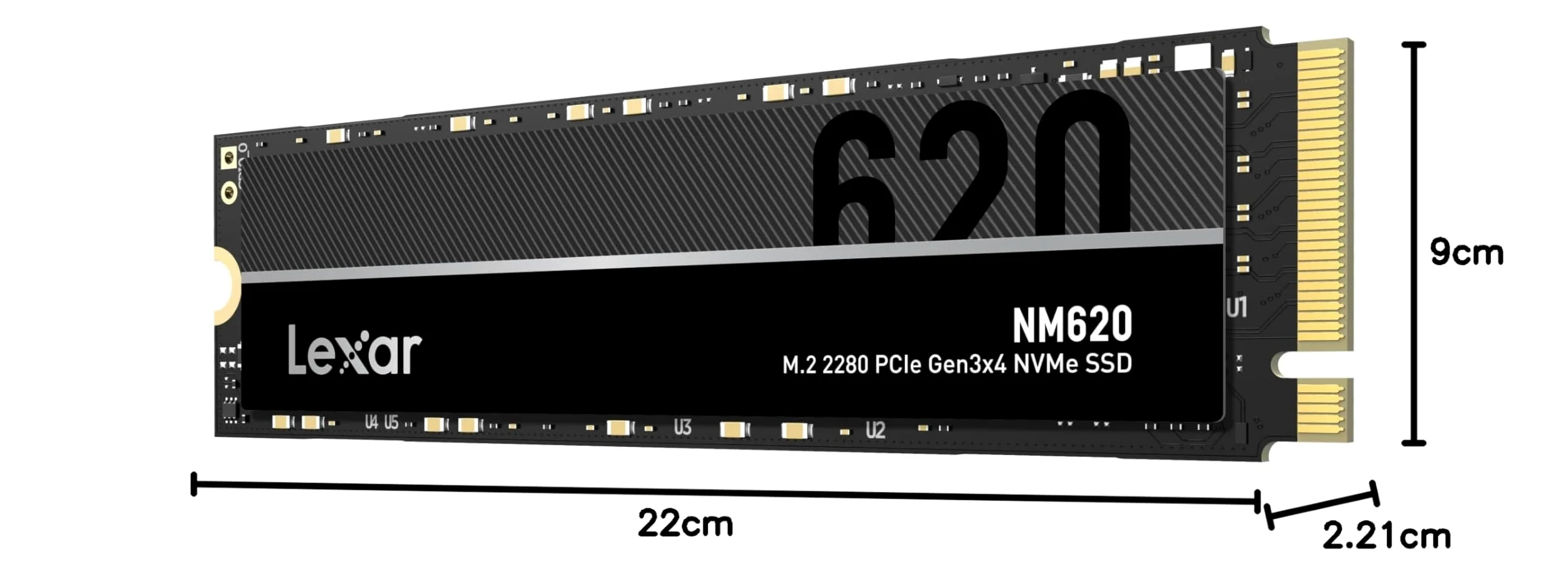 Lexar SSD M.2 NM620 256GB NVME PCIE GEN. 3