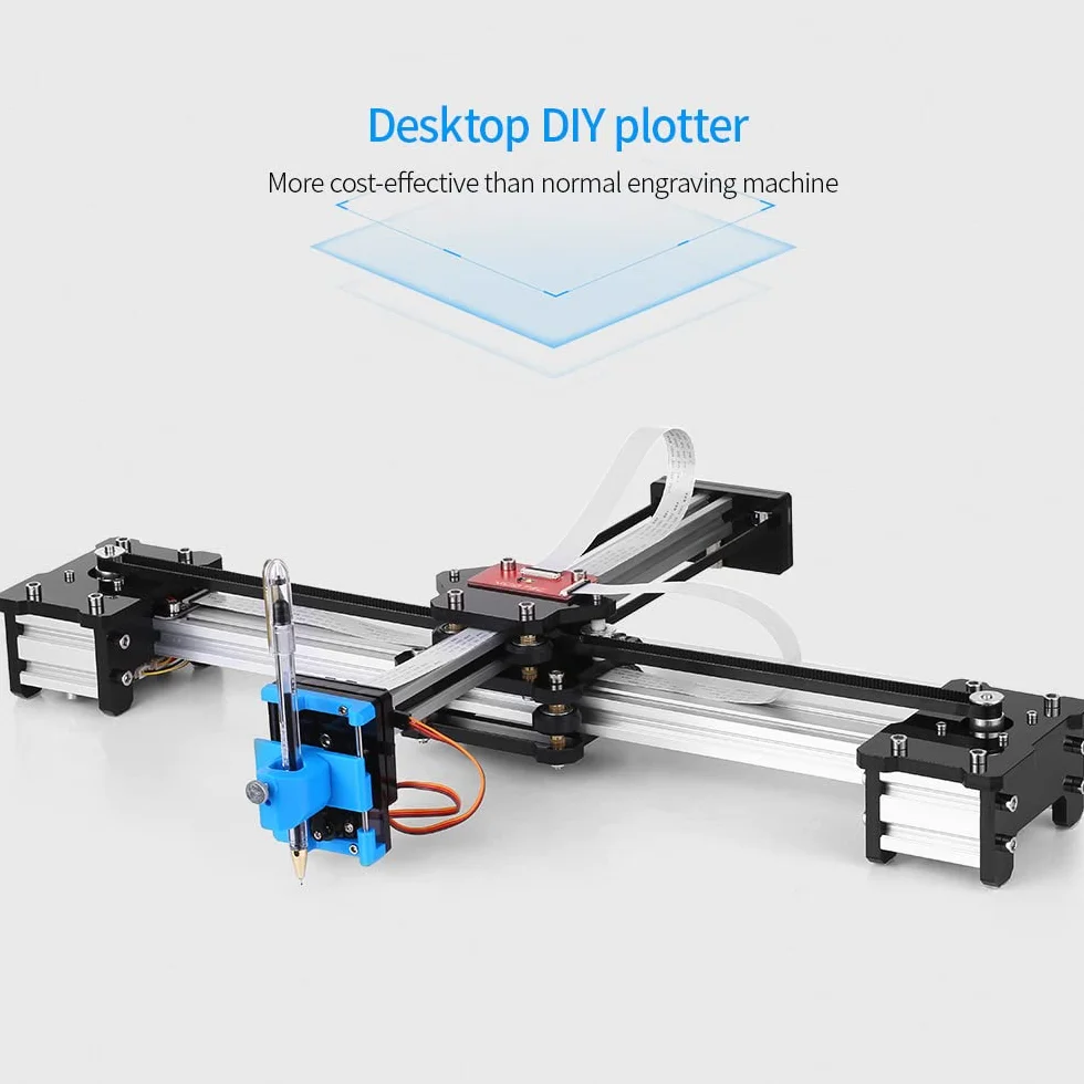 Desktop fai da te montato XY plotter penna disegno robot macchina pittura calligrafia robot kit 100-240 V