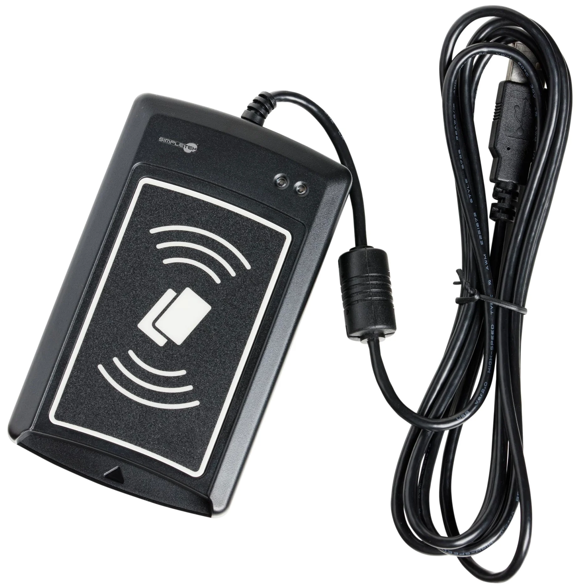 SIMPLETEK - Lettore Scrittore Smart Card RFID USB CCID Slot SAM Universale | indicatore LED e acustico, lettore badge, Contactless NFC, anticolissione, PC/SC, ISO 7816, ISO 14443, CAC, PIV, Buzzer