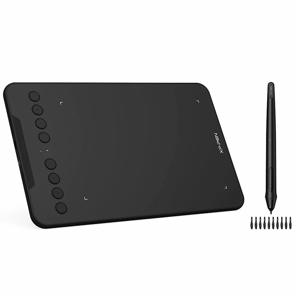 XP-PEN Tavoletta Grafica Deco Mini 7W 7.03" x 4.38", Pen Tablet Wireless 2.4G, per Disegno, Progettazione, Apprendimento Remoto e Web Conferencing