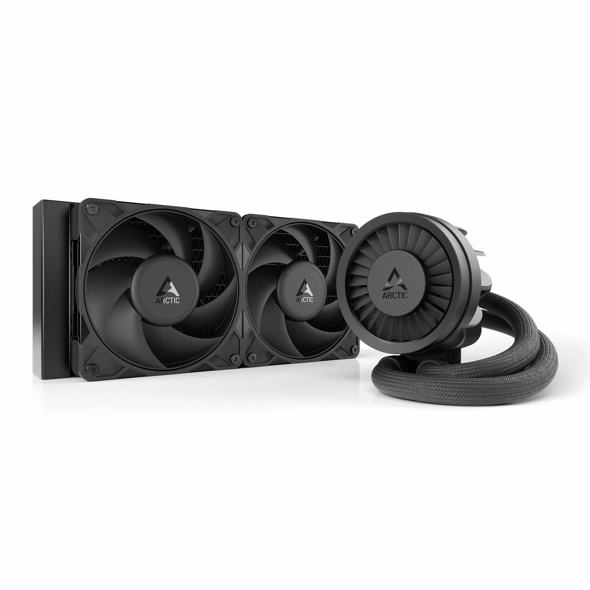 ARCTIC Liquid Freezer III Pro 240 - Dissipatore AIO per CPU, 2 x 120 mm Raffreddamento a Liquido, Radiatore da 38 mm, Pompa PWM, Ventola VRM, AM5/AM4, Intel LGA1851/1700 Telaio di Contatto - Nero